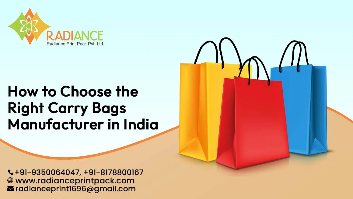 Carry Bags Manufacturer in India